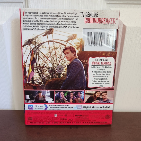 2/$10 Love, Simon on Blu-Ray and DVD 📀 - Picture 2 of 3